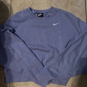 Nike oversized crop sweatshirt